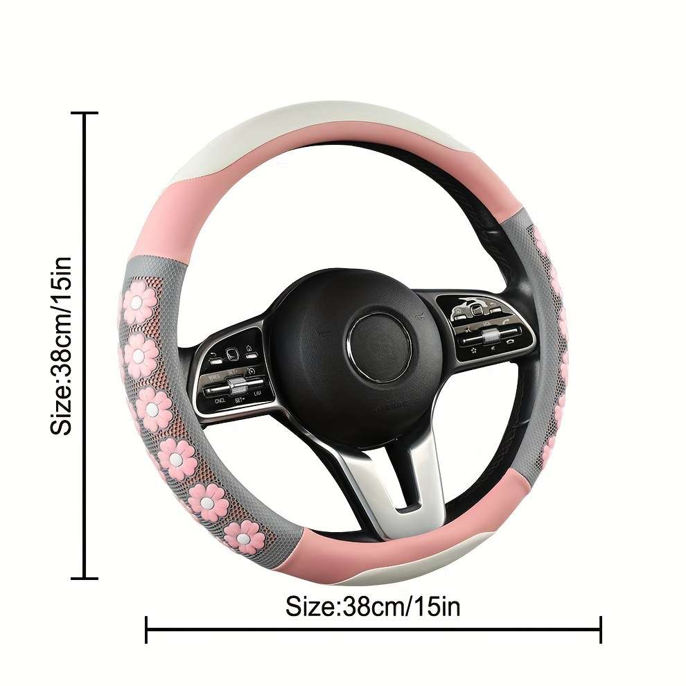 Car Steering Wheel Cover Blue