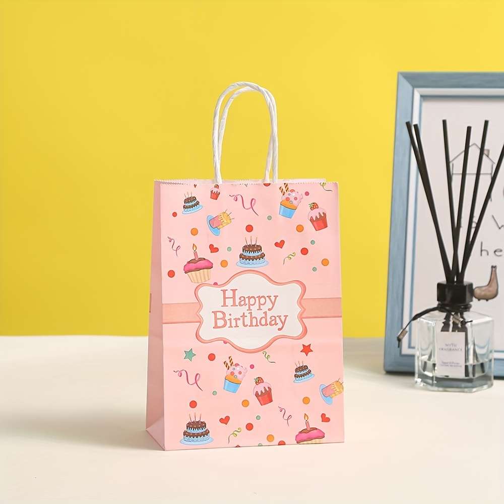 Gift Bags Color 8Pcs-8 Color Mixed Packaging Size S