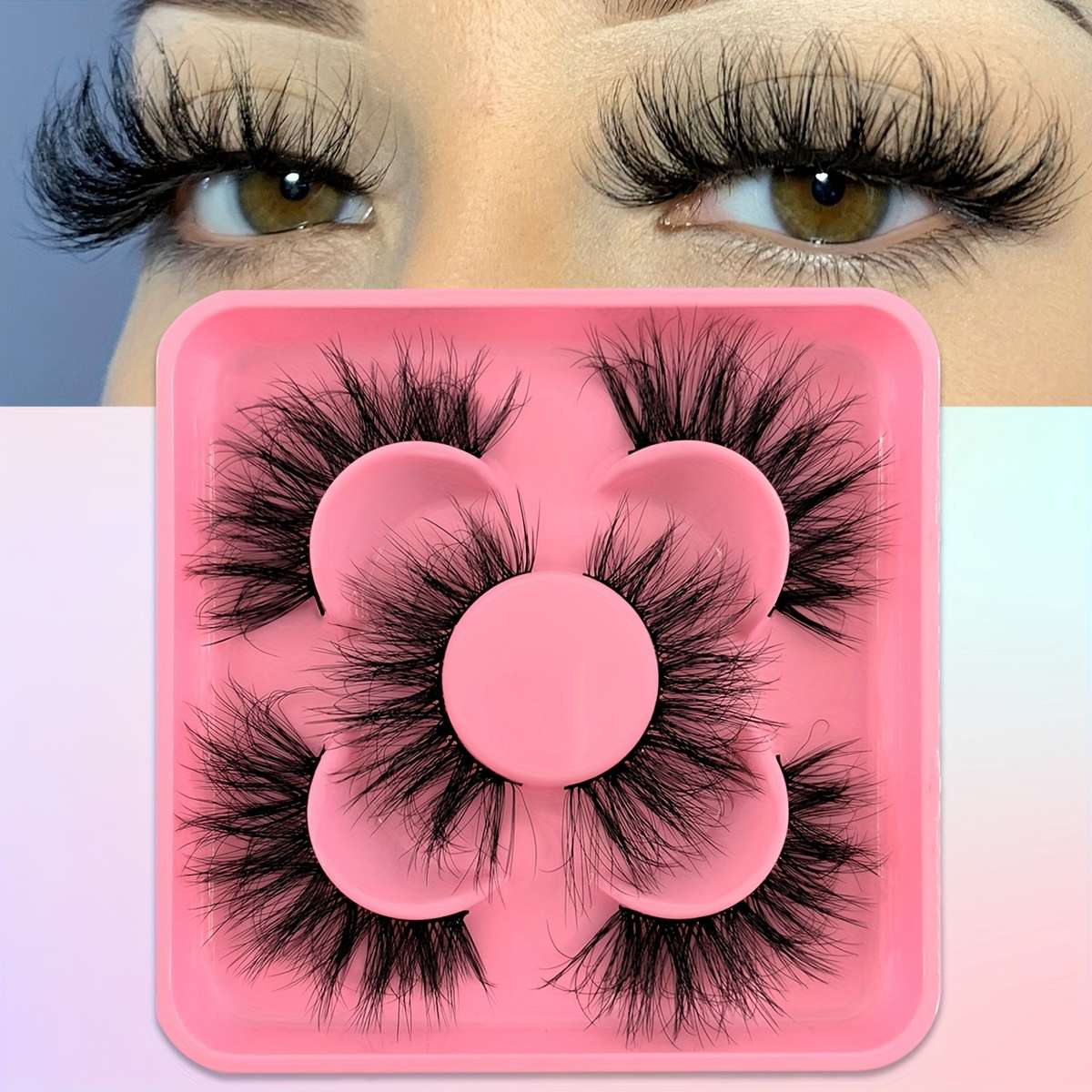 3 Pairs Fluffy Lash Extensions Quantity 10pcs