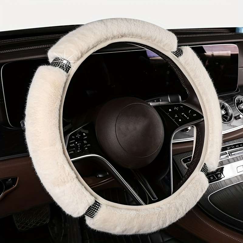 Car Steering Wheel Cover Black