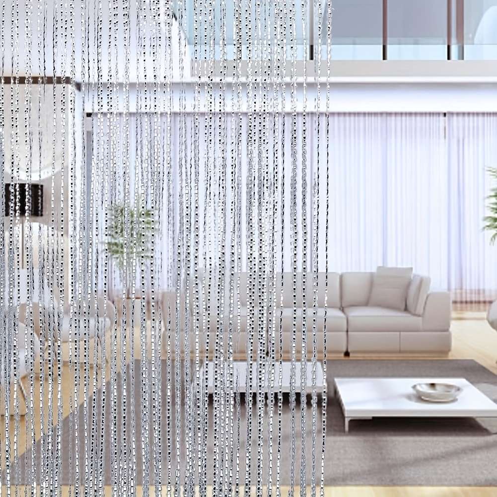 Door Curtain Color Silvery
