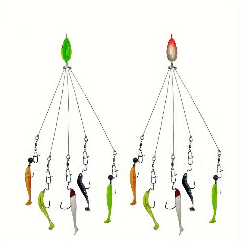 1pc Ultimate All-Purpose Fishing Bait Kit Durable Lure with Vibrant Willow Blade Swivel