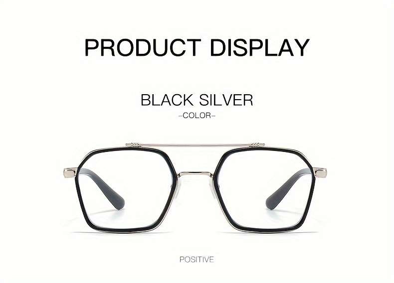 Mens Glasses Color Black Golden