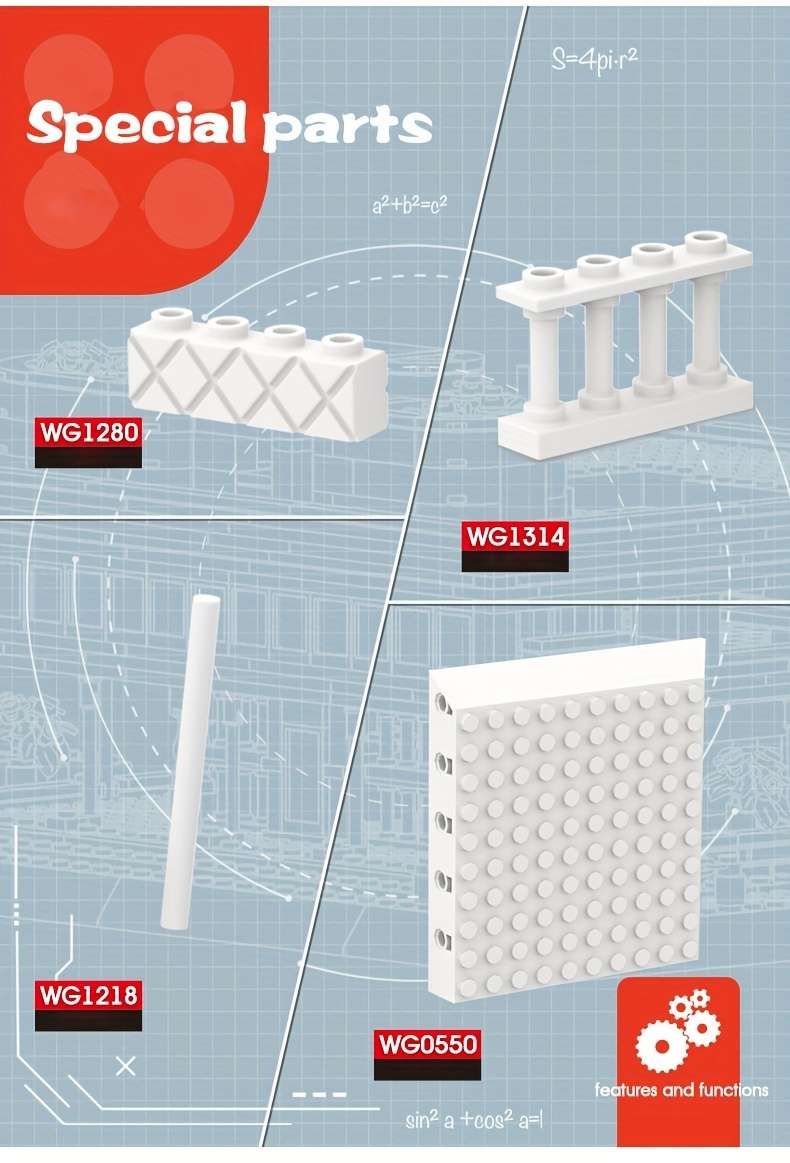 Building Toy Architectural Model Toy Set Style Villa Savoye