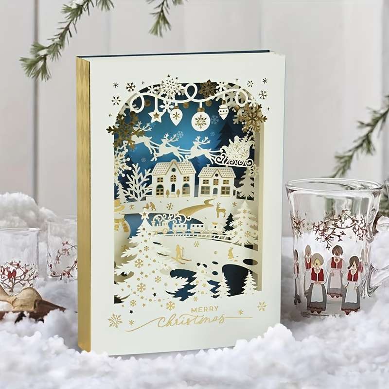 Greeting Cards Style 01 Christmas Sleigh