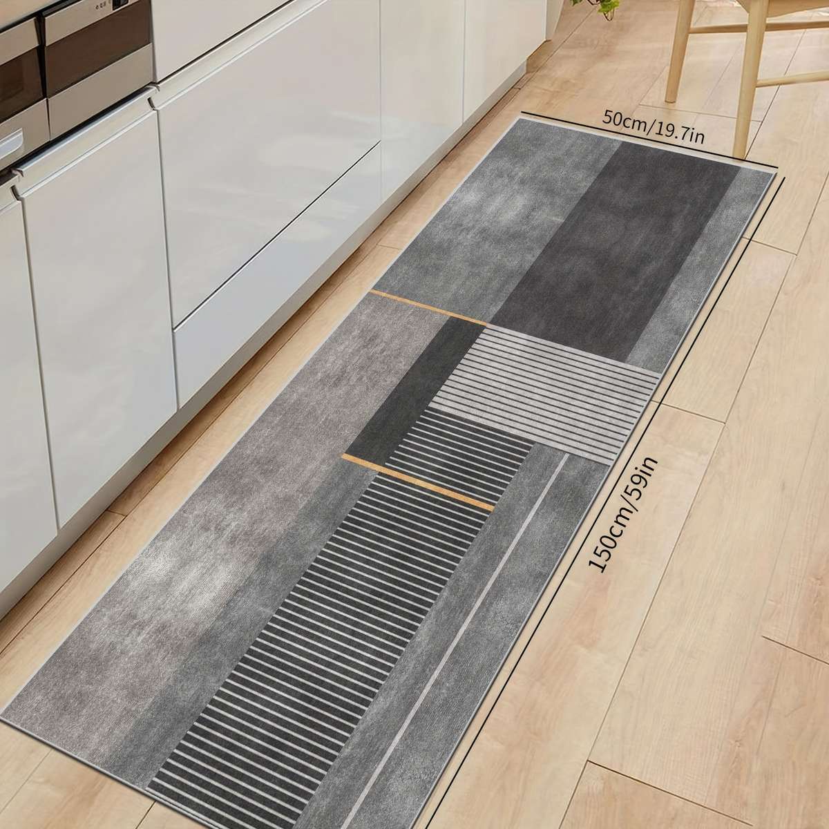 Floor Mats Size 40X60Cm Style Light Luxury Geometry