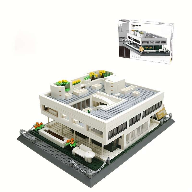 Building Toy Architectural Model Toy Set Style Villa Savoye