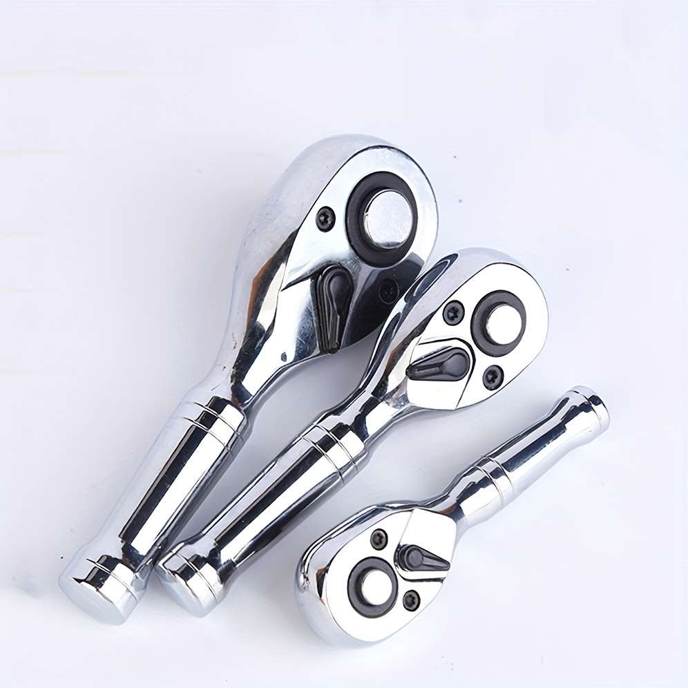 Short-Handle Quick-Release Ratchet Wrench