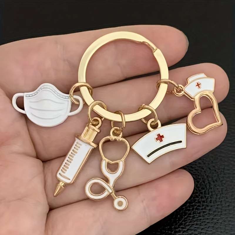 Keychain Ornament Color Yl25Pink*2Yl25Blue*2