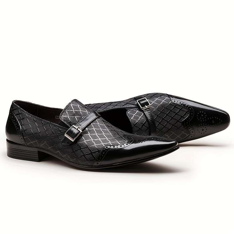Mens Leather Shoes Color Black Sizeuk 10.5