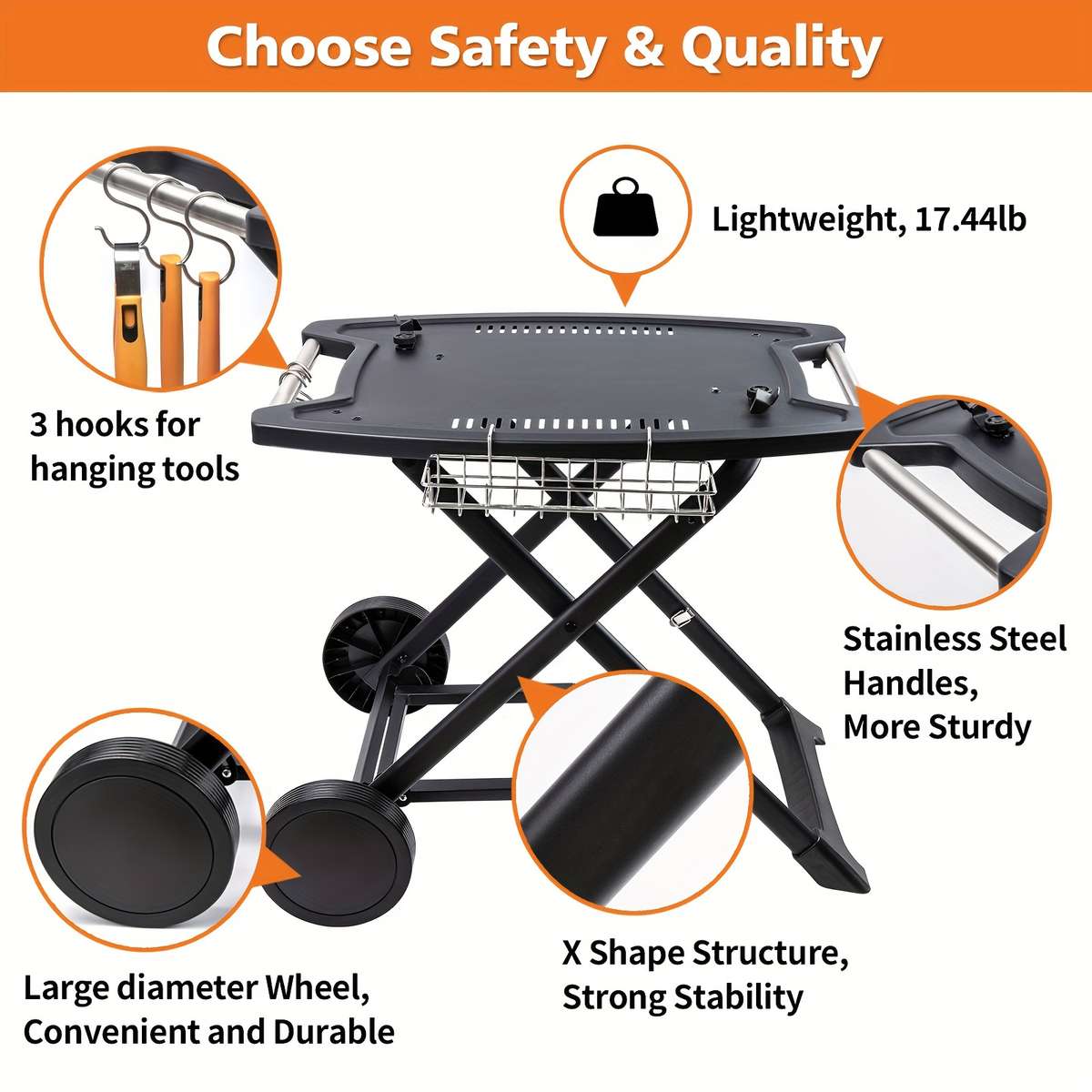 Grill Rack Color Black
