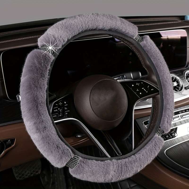 Car Steering Wheel Cover Black