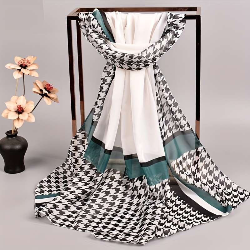 Scarf Color Red Black*2