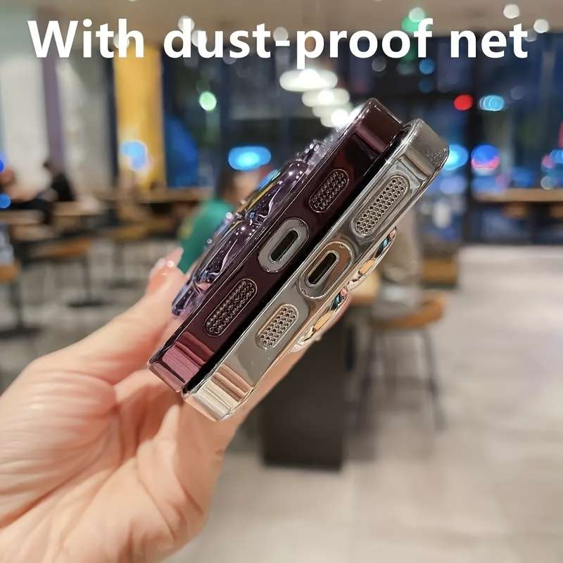 1Pc Deep Purple For iPhone 13 Pro Max Phone Case Phone Cover