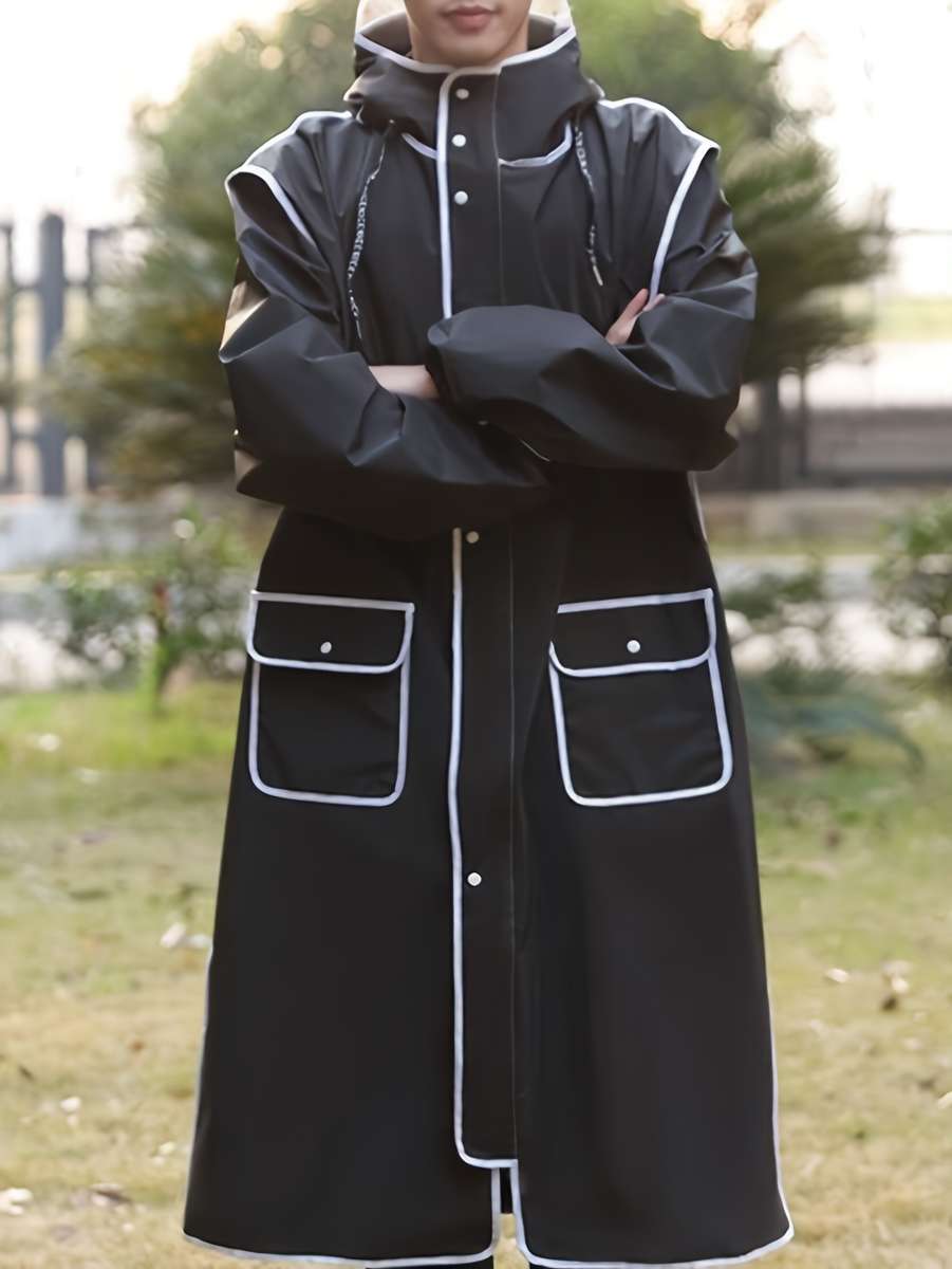 Raincoat Black Size L