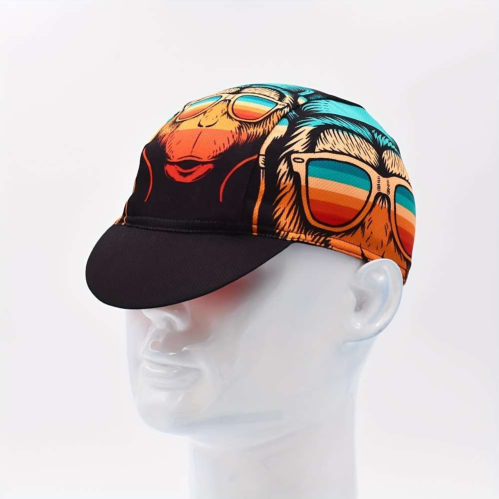 1pc Bike Cycling Cap Sport Hat Outdoor Vintage Skull Cap