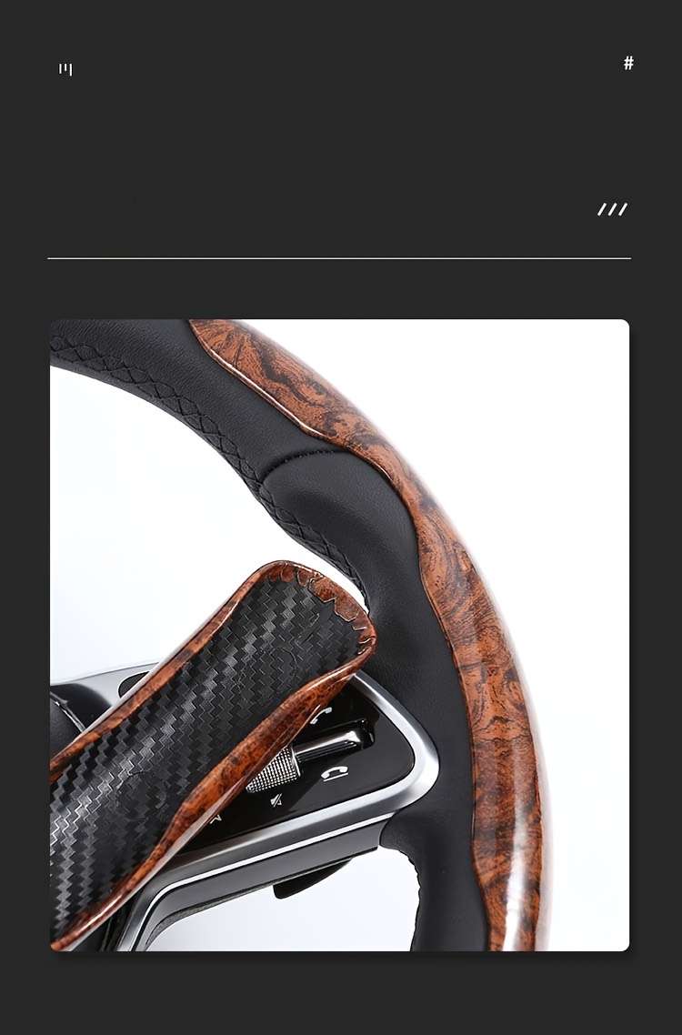 Car Steering Wheel Cover Yellow