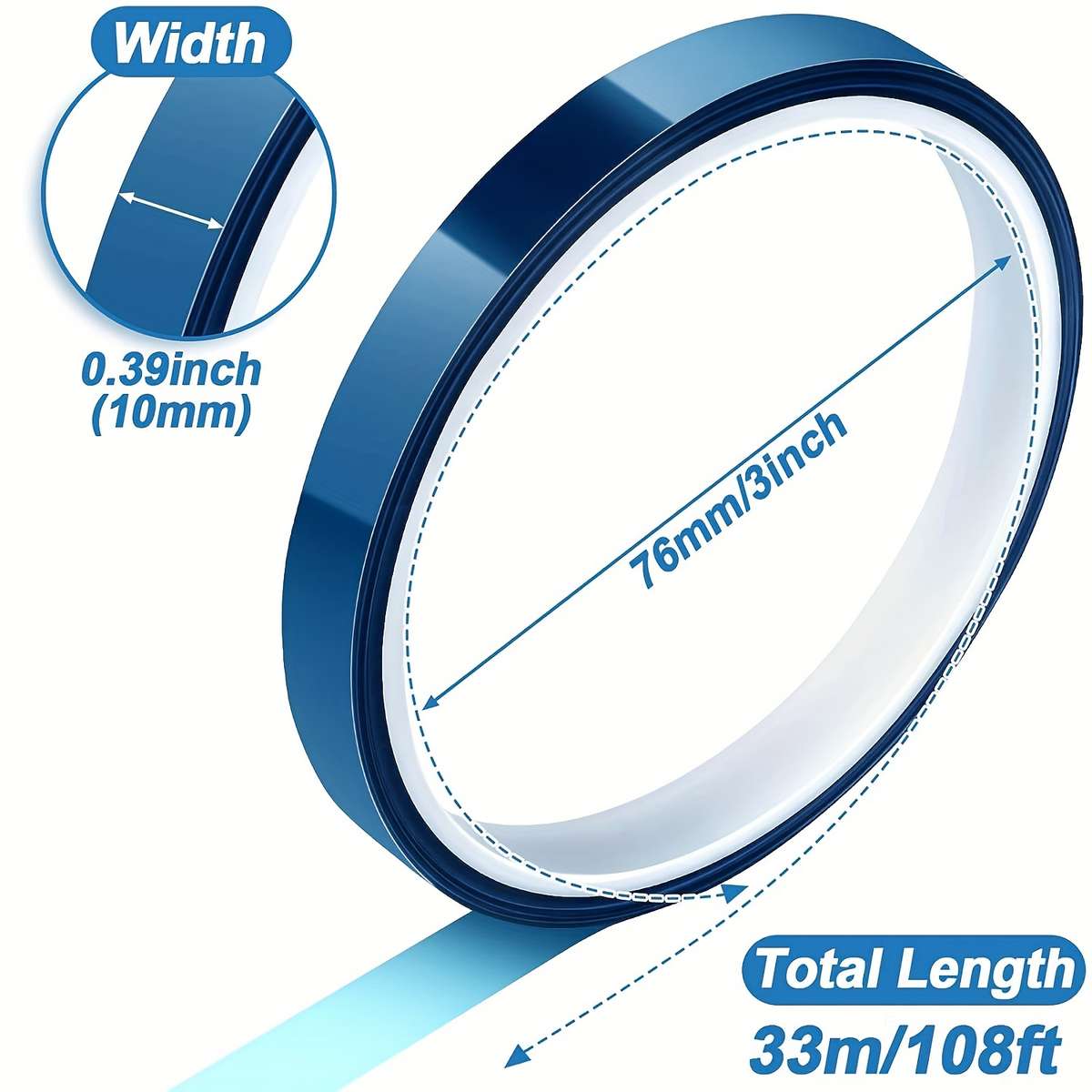 Adhesive Tape Color Light Blue Quantity2