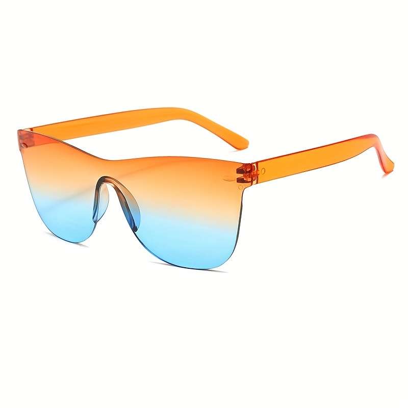 Glasses Color Double Grey*2Upper Purple And Lower Blue