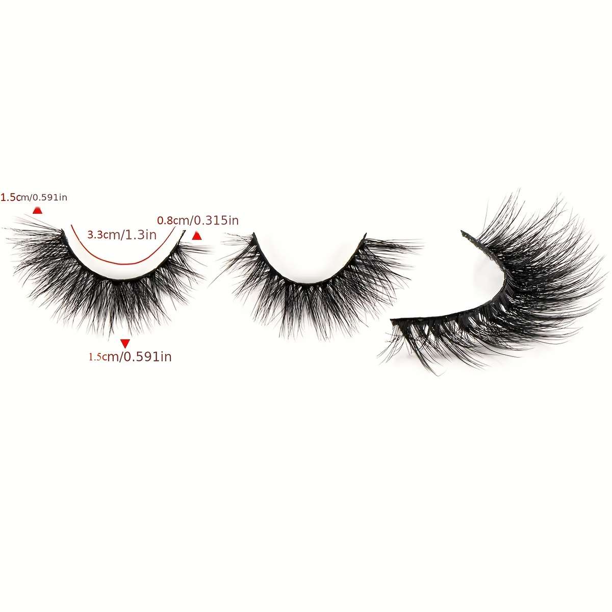 Fluffy D Curl Mink Lashes Model 3d994 1 15mm