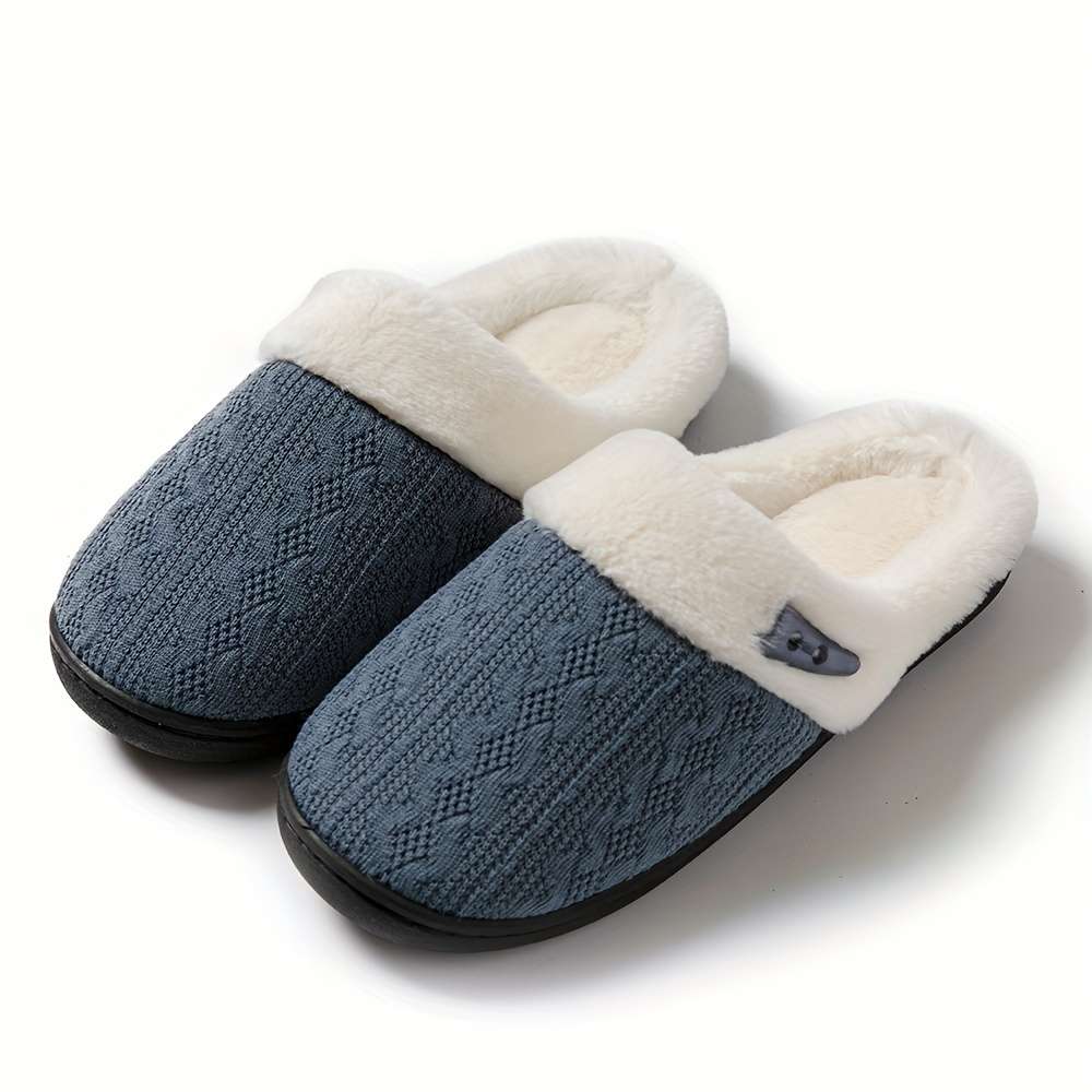 Cotton Slippers Color Green Sizeuk 9.5-10