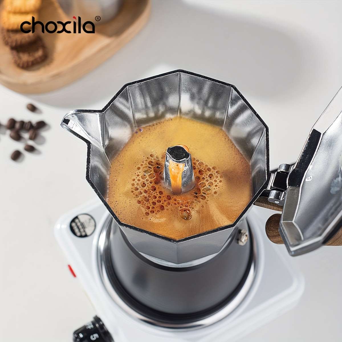 Coffee Machine Model 3 Cups Moka Pot Gift Set