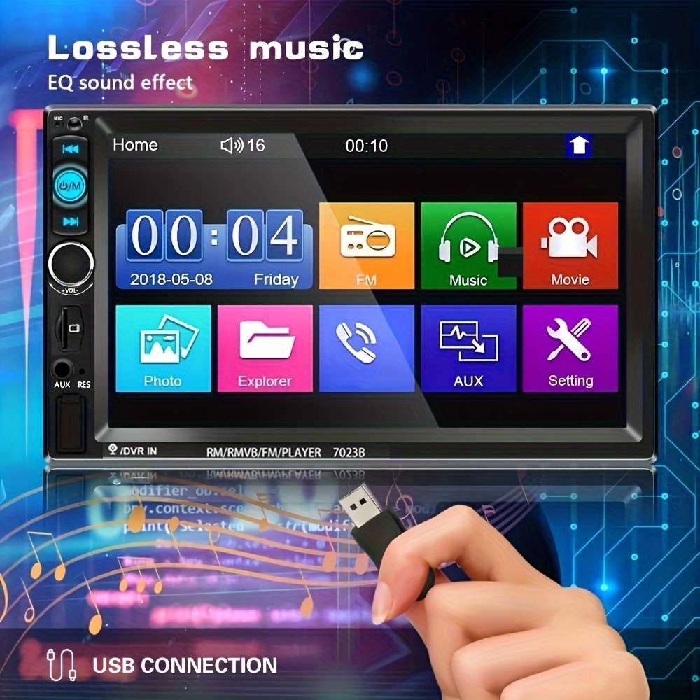 Car Audio  Entertainment System Items 7023B With Camera