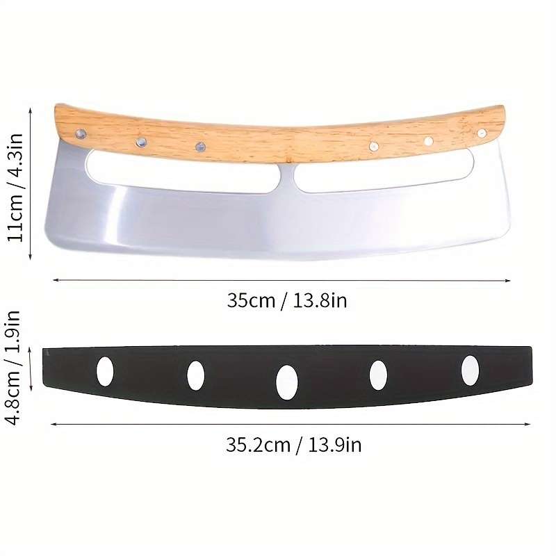 Fruit And Vegetable Knife Style Single Handle Pizza Cutter
