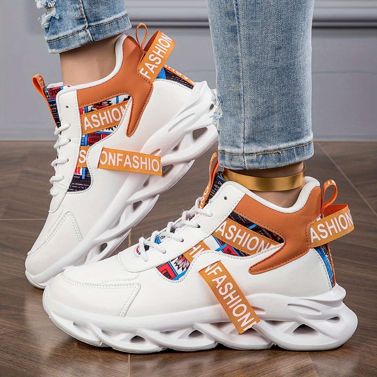 Women S Sneakers Color White Blue Sizeuk 3.5