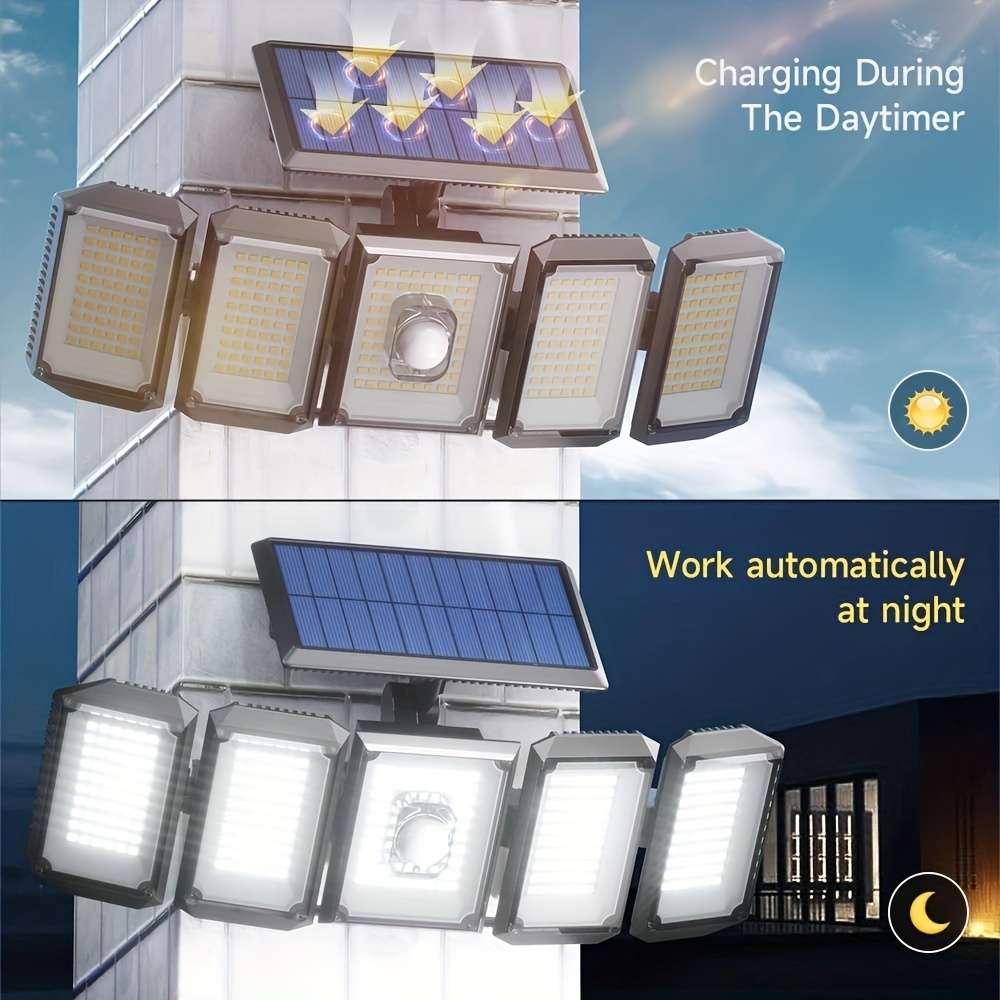 300LED-2PCS Outdoor Solar Light