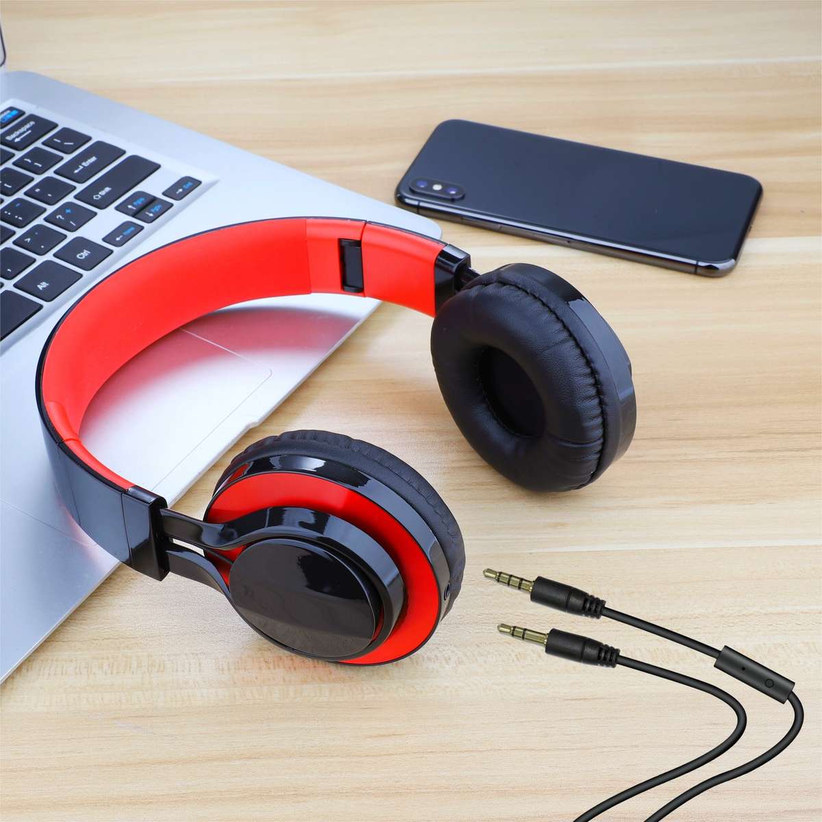 Wired Headphones Black