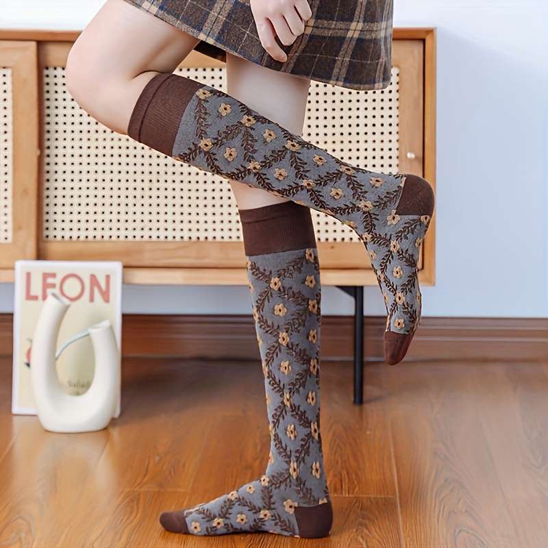Women S Socks Color 1 Pair Each Of GreenBrownBlack Size Onesize