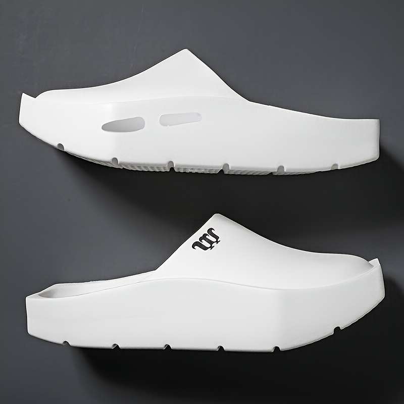 Men Slippers Summer Style White Size Uk 7