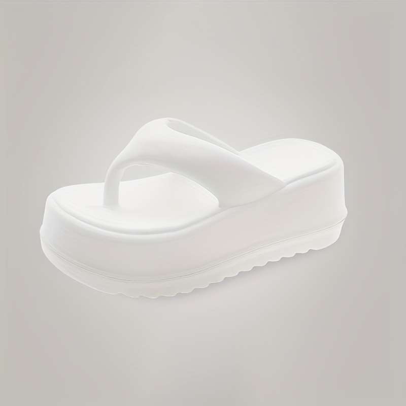 Ladies Summer Flip Flops White Uk 6.5-7