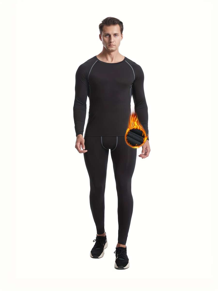 Thermal Underwear Color Black Sizes