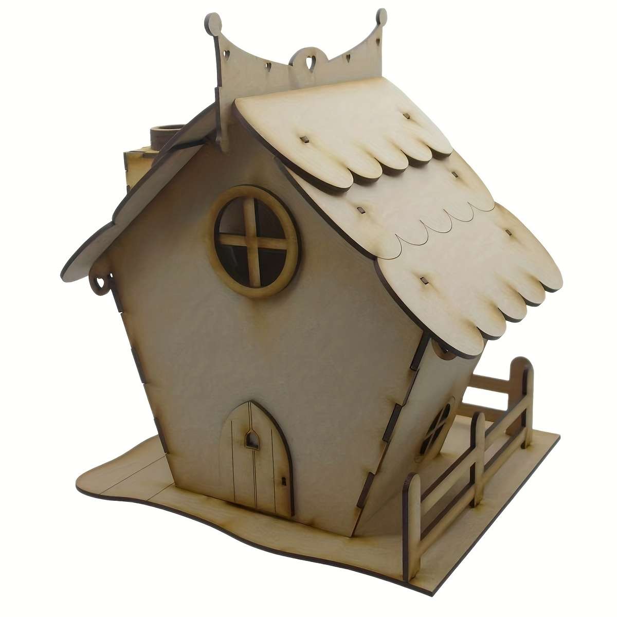 3D Building Model Puzzle Set Items Fairy House Craft Kit