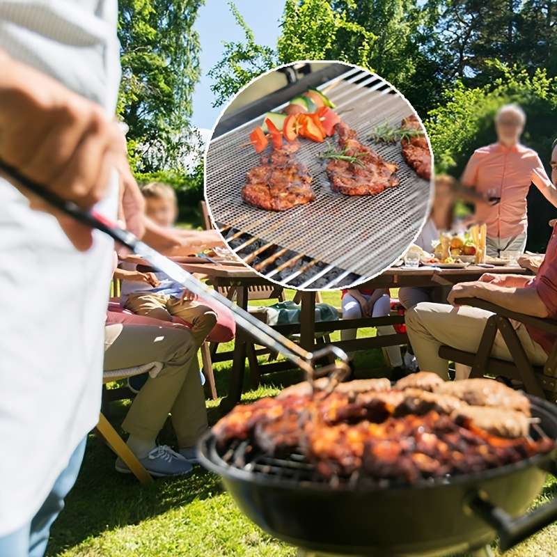 Grilling Net Color Brown Size 3Pcs 36Cm Round