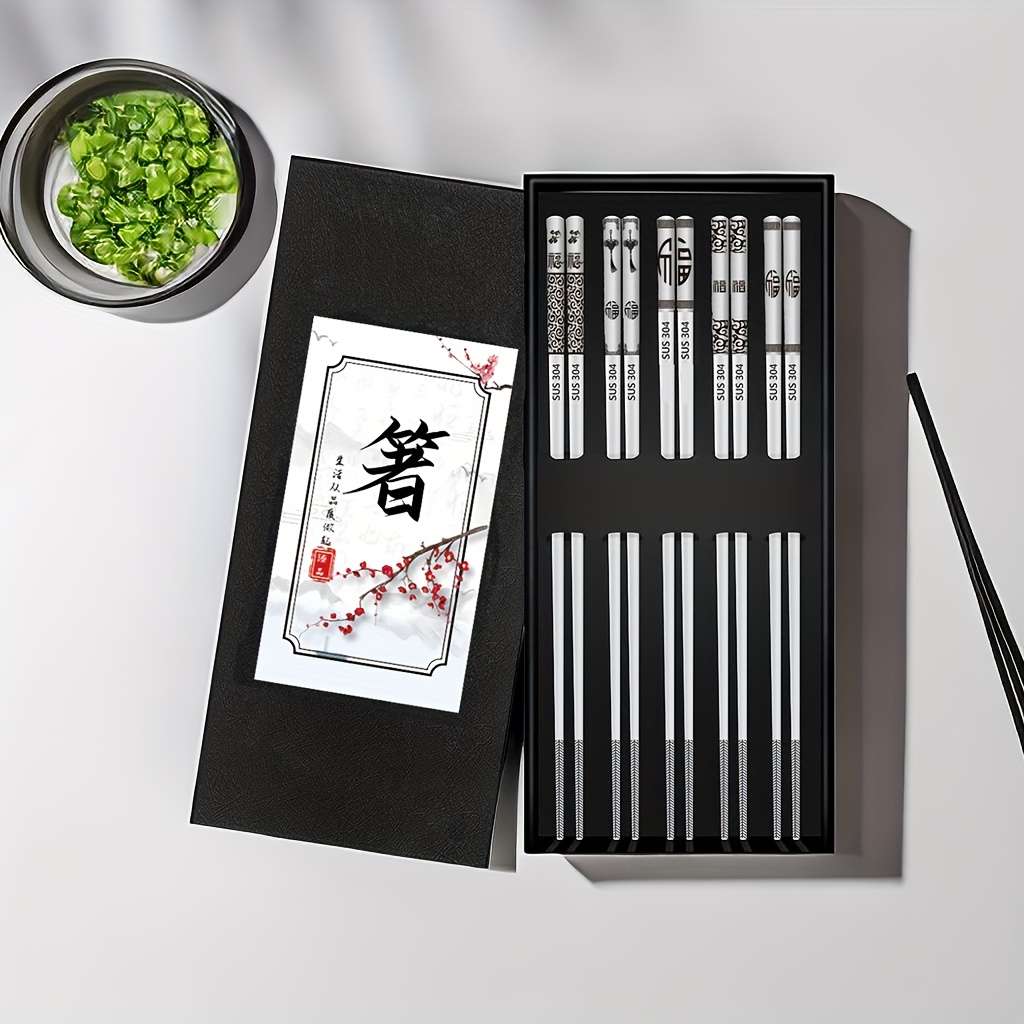 Chopsticks Style Style 2 5 Pairs In Gift Box