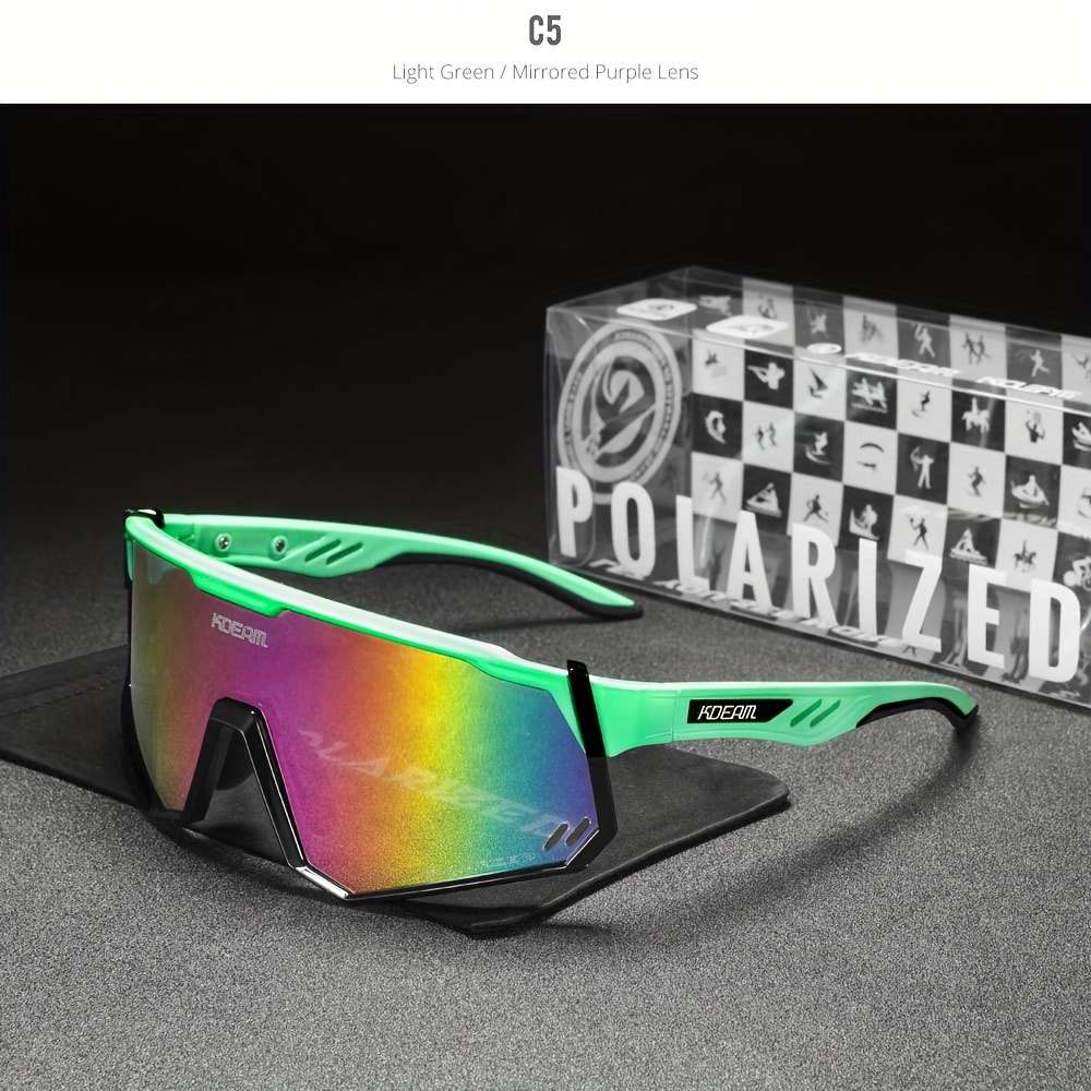 Cycling Glasses Color C5 Mirrored Purple Lens