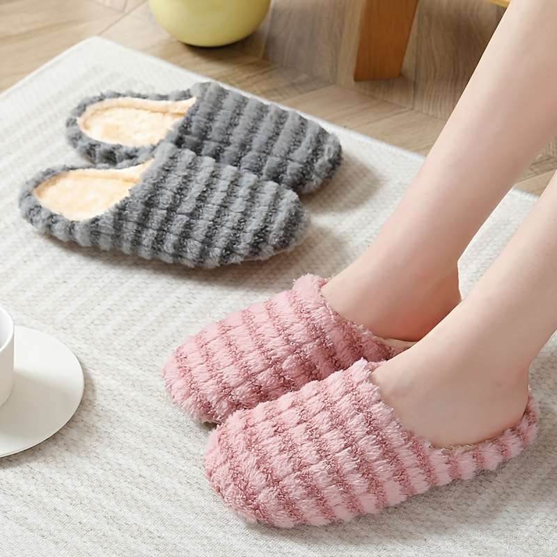 Cotton Slippers Color Grey Sizeuk 6.5-7