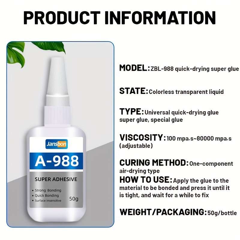 Super Glue Weight 50G1.78Oz