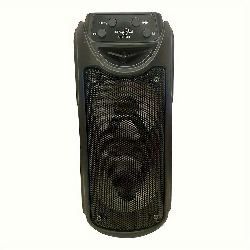 Modern Dual Channel Design Wireless Outdoor Speaker With For Outdoor Party Red