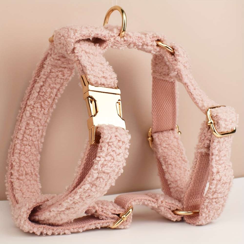 Dog Leash Color Pink Sherpa 4Pcs Size Xs