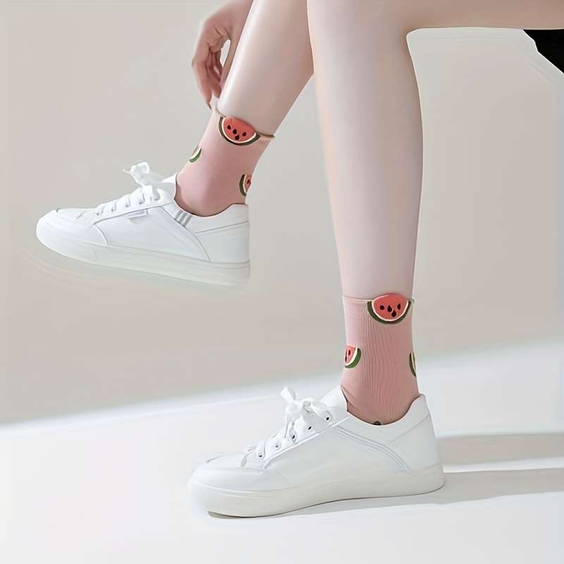 Women S Socks Color 5Pairs Mixed Colors Size Onesize