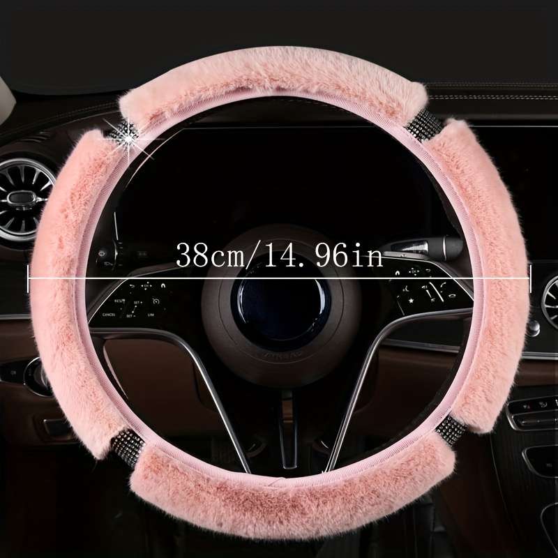 Car Steering Wheel Cover Black