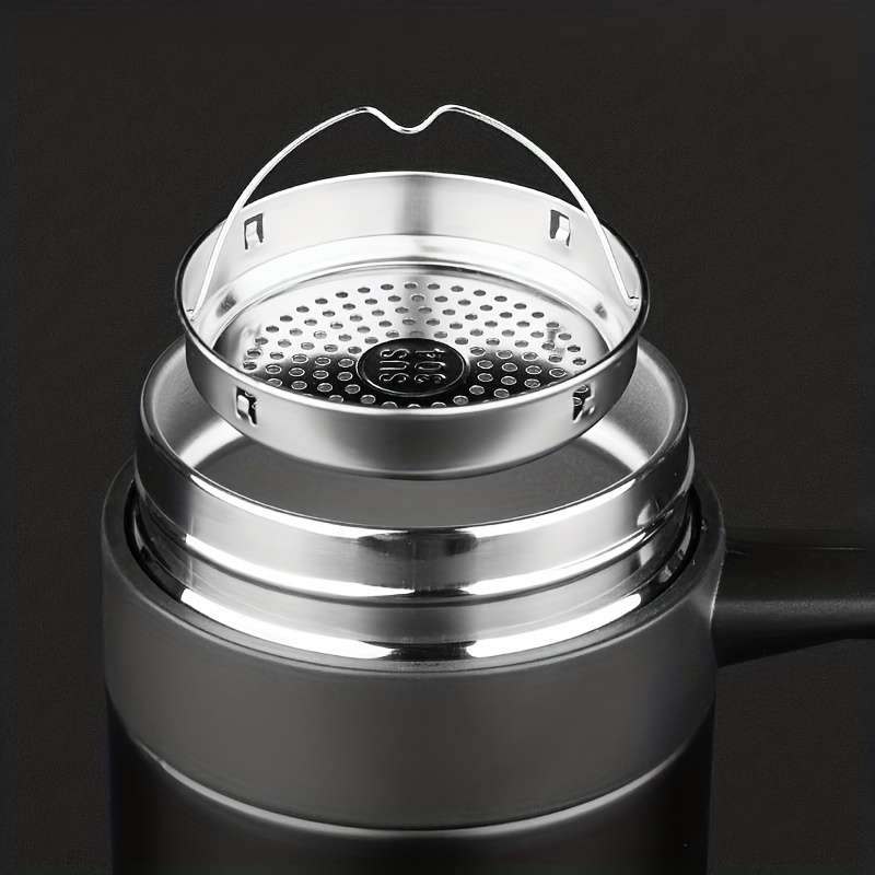 Water Cup Color Silvery Capacity1352Oz With Tea Filter