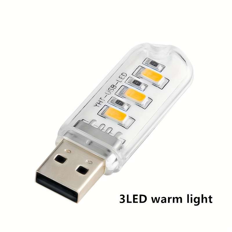 Flashlight Model 3Leds Warm Light