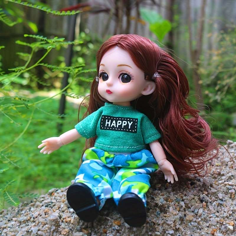 Plush Toyss Style Gray Vest Doll