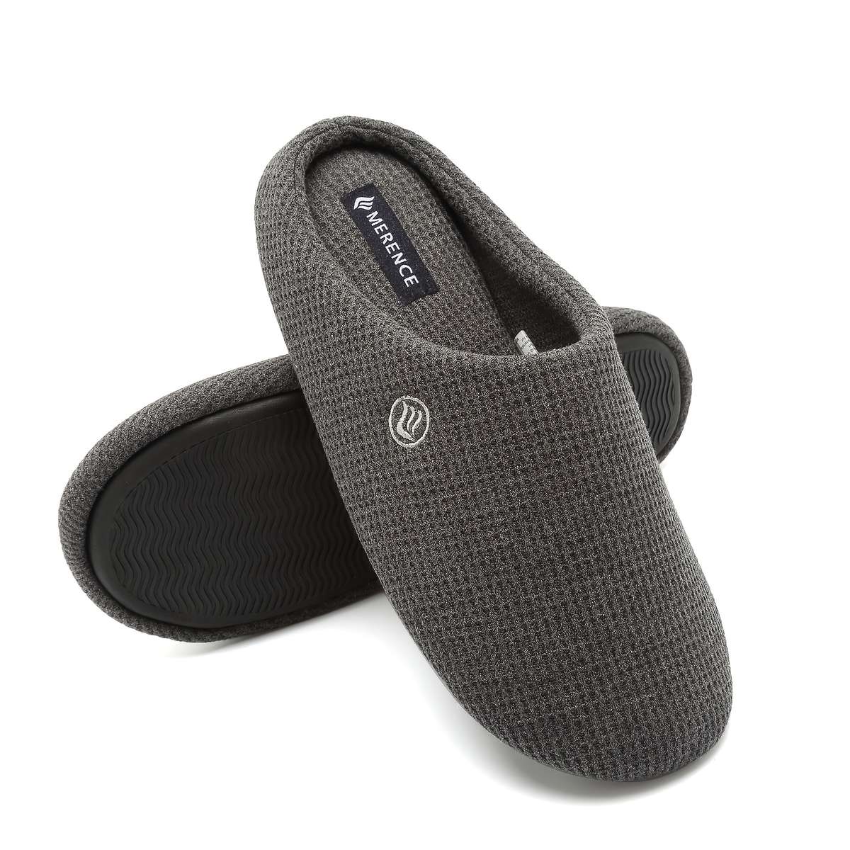 Cotton Slippers Color Graphite Color Sizeuk 10.5-11