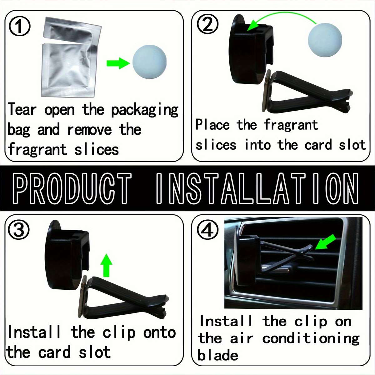 Car Interior Decor Color 3 White